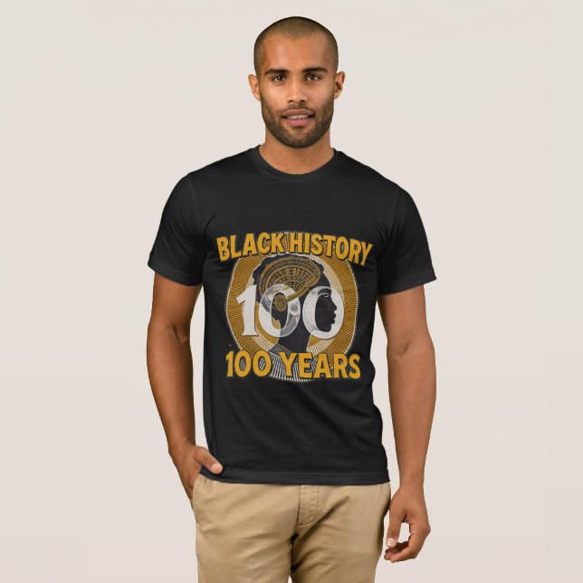 Camiseta Black History Month 100th AnniversaryT-Shirt (Anverso completo)