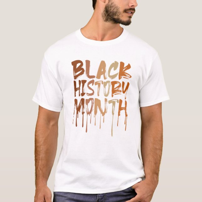 Camiseta Black History Month 2022 S Black History Melanin P (Anverso)