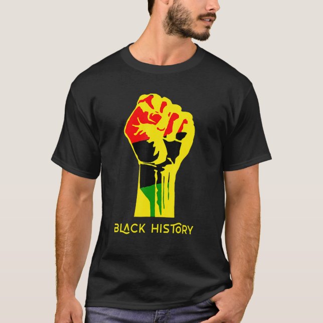 Camiseta Black History Month 2023 African American Pride Po (Anverso)