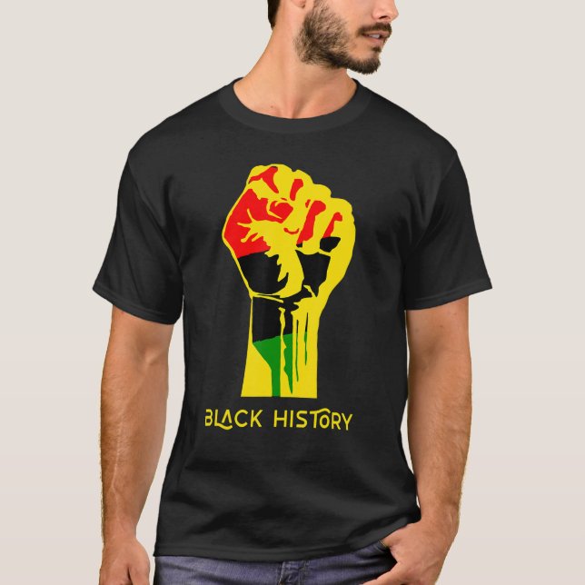 Camiseta Black History Month 2023 African American Pride Po (Anverso)