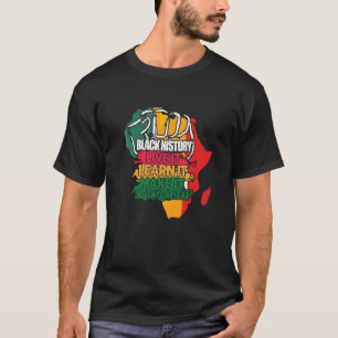 Camiseta Black History Month 2023 Live It Learn It Make