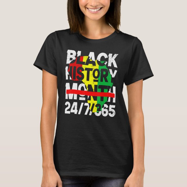 Camiseta Black History Month 247365 2023 Proud African Mela (Anverso)