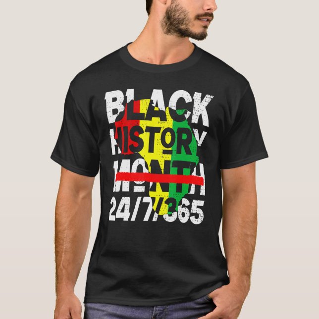 Camiseta Black History Month 247365 2023 Proud African Mela (Anverso)