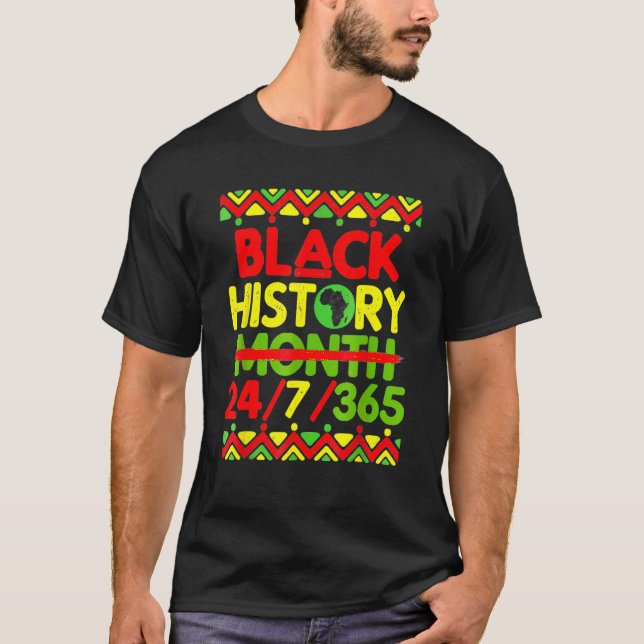 Camiseta Black History Month 247365 African American Melani (Anverso)