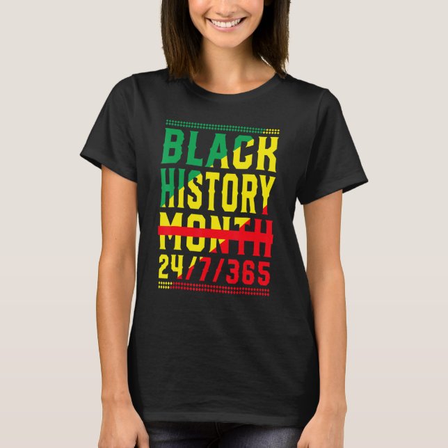 Camiseta Black History Month 247365 Melanin Pride African A (Anverso)