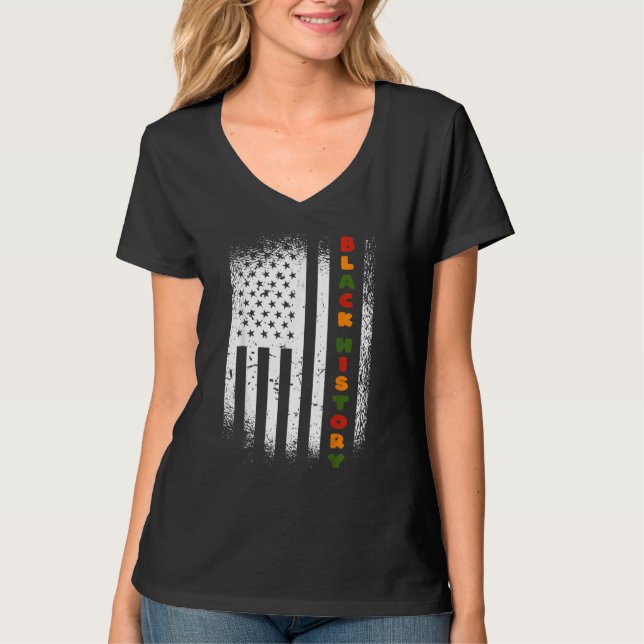 Camiseta Black History Month 247365 Pride African American_ (Anverso)