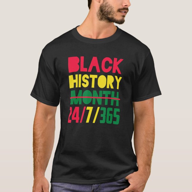 Camiseta Black History Month African American (Anverso)