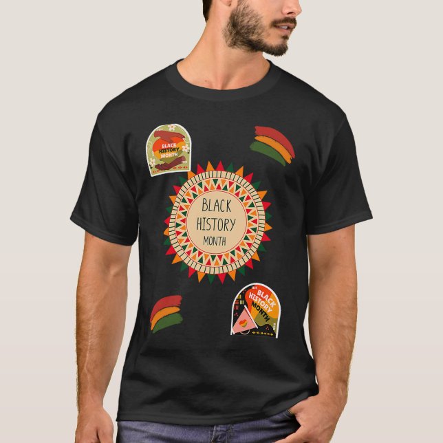 Camiseta Black History Month African American (Anverso)