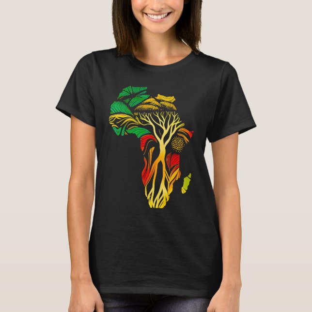 Camiseta Black history month  African American Ancestors' r (Anverso)
