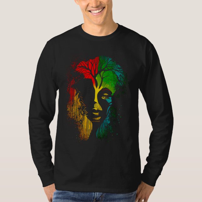 Camiseta Black history month  African American Ancestors' r (Anverso)