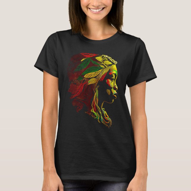 Camiseta Black history month  African American Ancestors' r (Anverso)