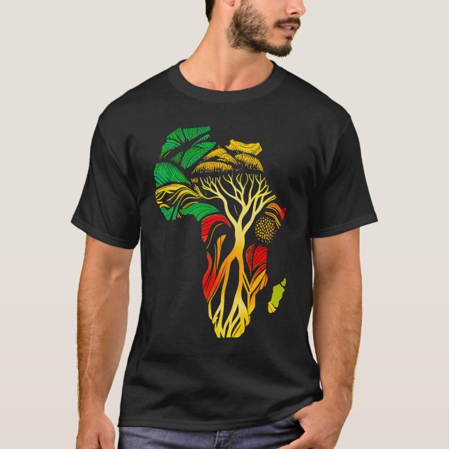 Camiseta Black history month  African American Ancestors' r (Anverso)