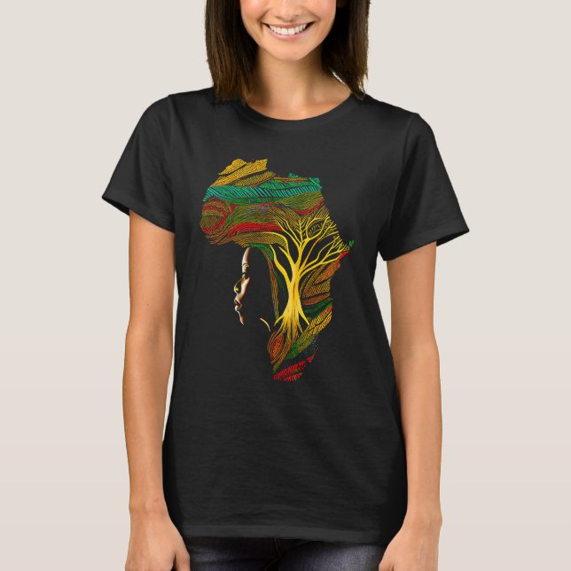 Camiseta Black history month  African American Ancestors' r (Anverso)