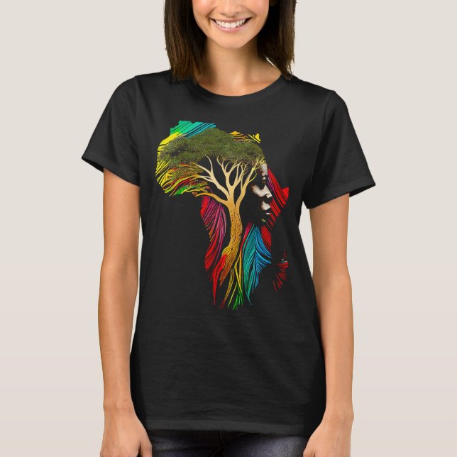Camiseta Black history month  African American Ancestors' r (Anverso)