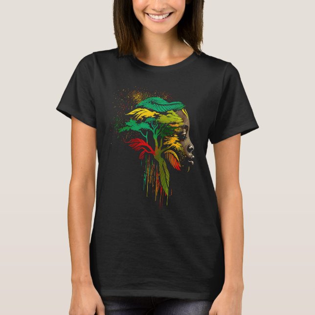 Camiseta Black history month  African American Ancestors' r (Anverso)