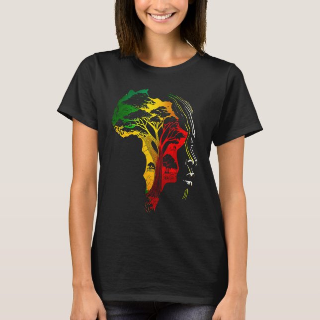 Camiseta Black history month  African American Ancestors' r (Anverso)