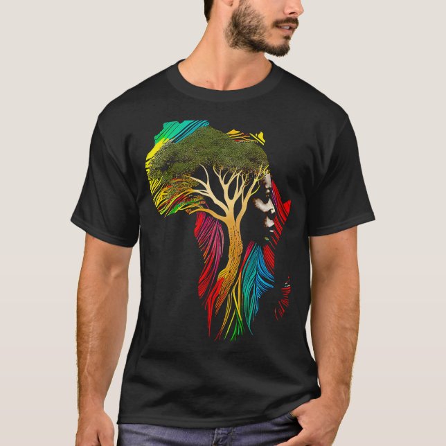 Camiseta Black history month  African American Ancestors' r (Anverso)