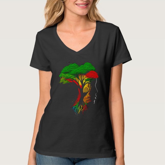 Camiseta Black history month  African American Ancestors' r (Anverso)