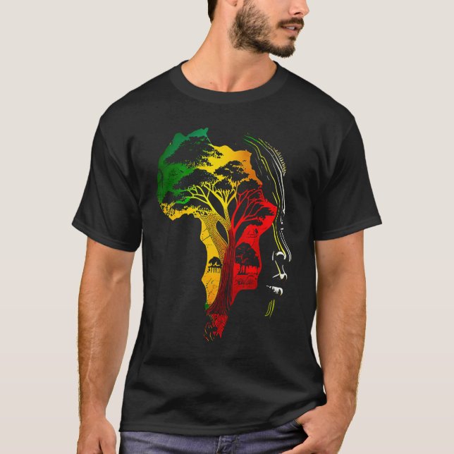 Camiseta Black history month  African American Ancestors' r (Anverso)