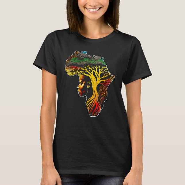 Camiseta Black history month  African American Ancestors' r (Anverso)