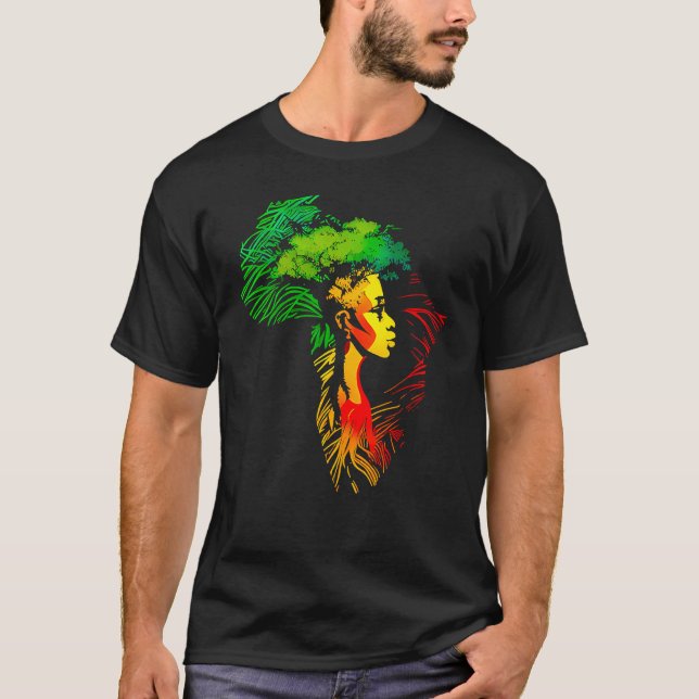 Camiseta Black history month  African American Ancestors' r (Anverso)