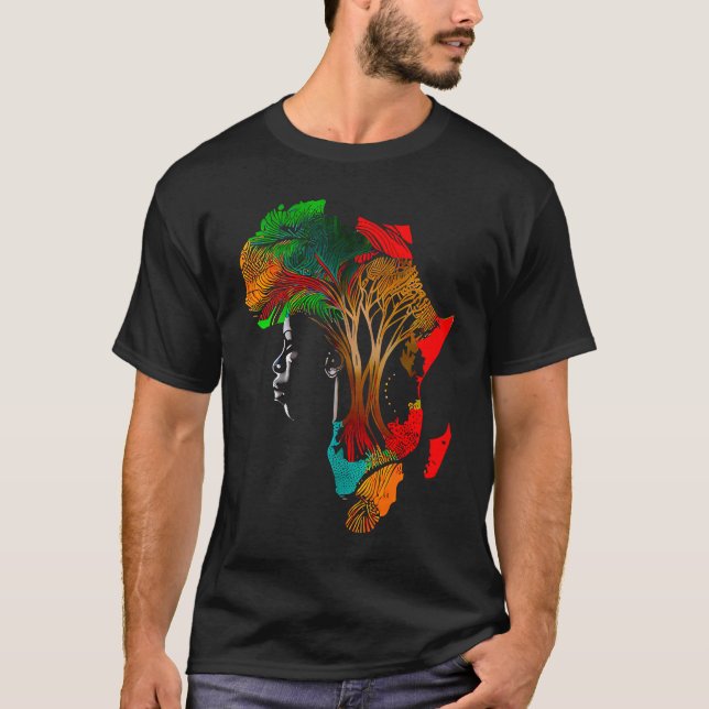 Camiseta Black history month  African American Ancestors' r (Anverso)