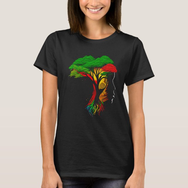 Camiseta Black history month  African American Ancestors' r (Anverso)