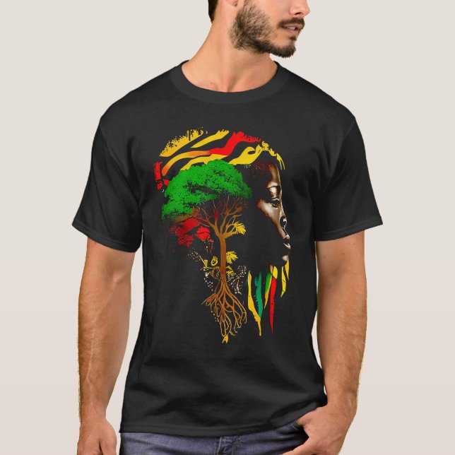 Camiseta Black history month  African American Ancestors' r (Anverso)