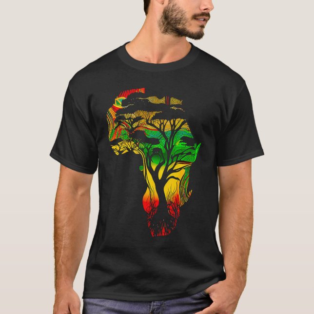Camiseta Black history month  African American Ancestors' r (Anverso)