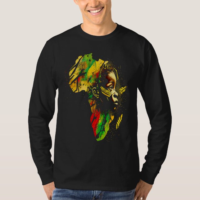 Camiseta Black history month  African American Ancestors' r (Anverso)
