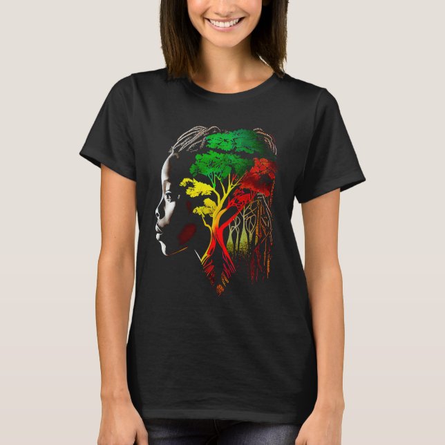 Camiseta Black history month  African American Ancestors' r (Anverso)