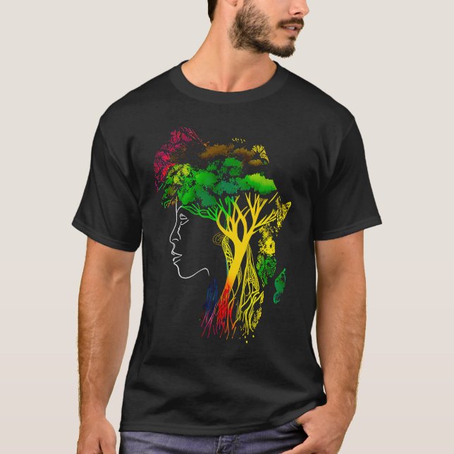 Camiseta Black history month  African American Ancestors' r (Anverso)