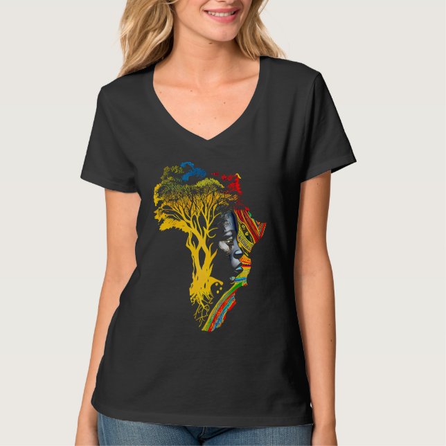 Camiseta Black history month  African American Ancestors' r (Anverso)
