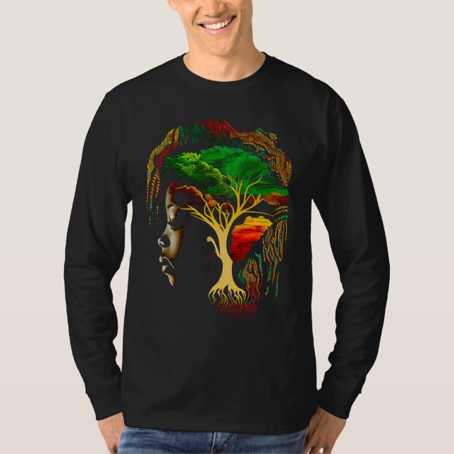 Camiseta Black history month  African American Ancestors' r (Anverso)