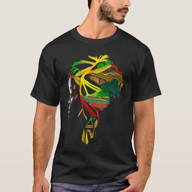 Camiseta Black history month  African American Ancestors' r (Anverso)