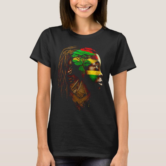 Camiseta Black history month  African American Ancestors' r (Anverso)