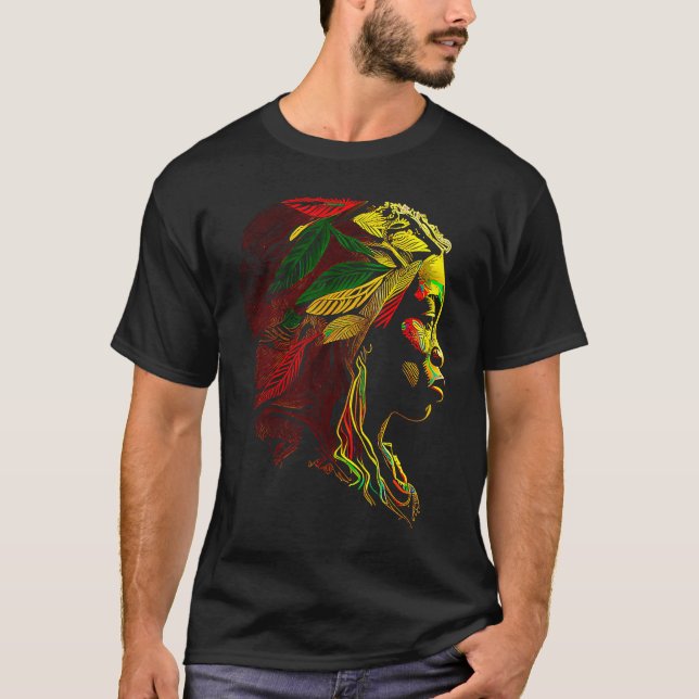 Camiseta Black history month  African American Ancestors' r (Anverso)