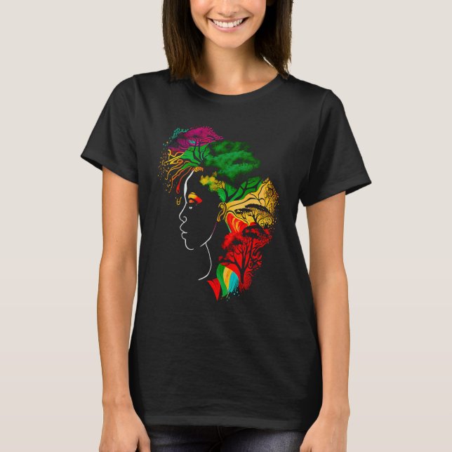 Camiseta Black history month  African American Ancestors' r (Anverso)