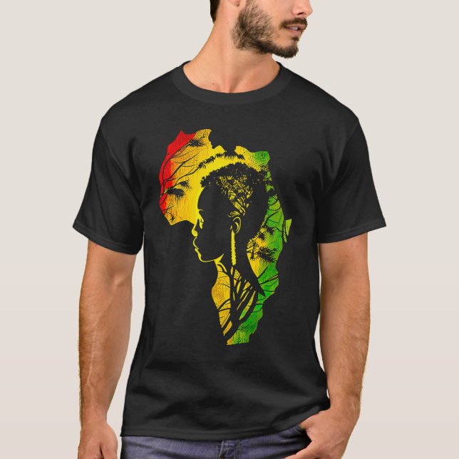 Camiseta Black history month  African American Ancestors' r (Anverso)