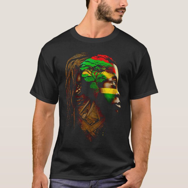 Camiseta Black history month  African American Ancestors' r (Anverso)