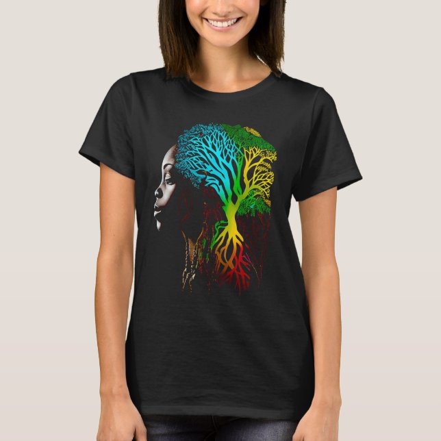 Camiseta Black history month  African American Ancestors' r (Anverso)