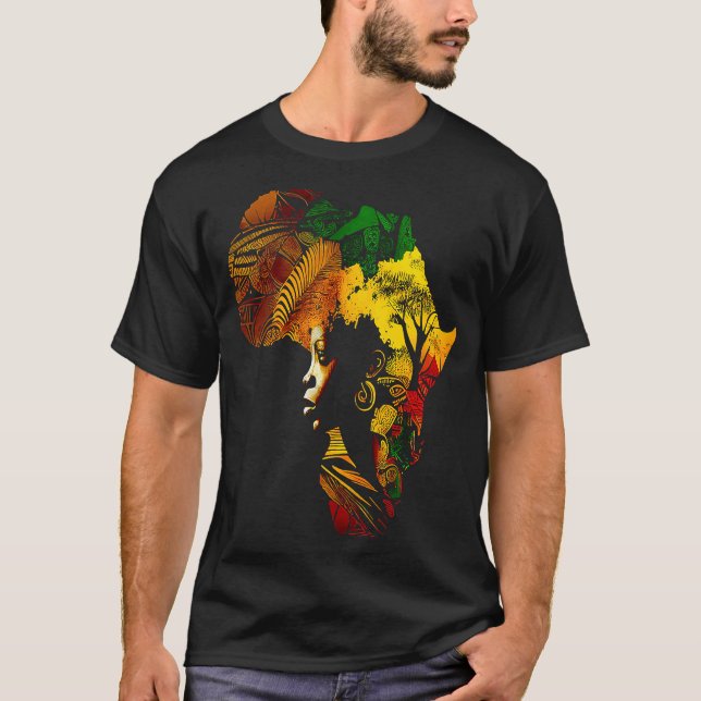 Camiseta Black history month  African American Ancestors' r (Anverso)