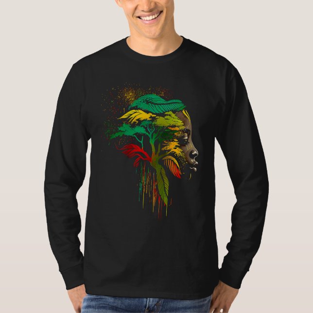 Camiseta Black history month  African American Ancestors' r (Anverso)