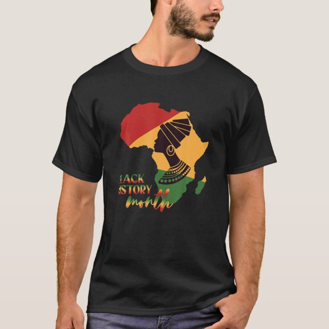 Camiseta Black History Month African American Pride Celebra (Anverso)