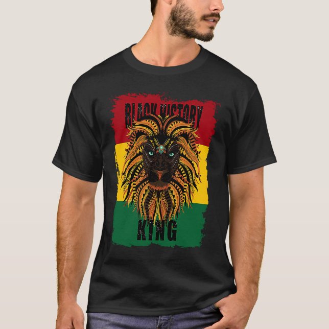 Camiseta Black History Month African Lion Black History Roo (Anverso)
