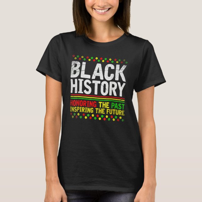 Camiseta Black History Month Afro African Pride Men Women K (Anverso)