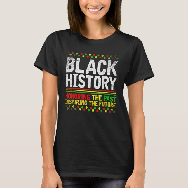 Camiseta Black History Month Afro African Pride Men Women K (Anverso)
