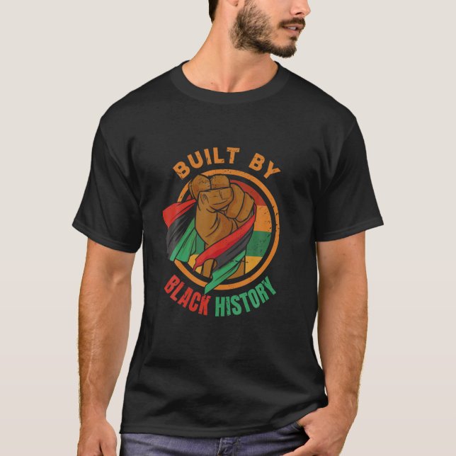 Camiseta Black History Month Apparel Strong Fist I'm Black (Anverso)