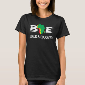 Camiseta Black History Month Bae Black And Educated  1