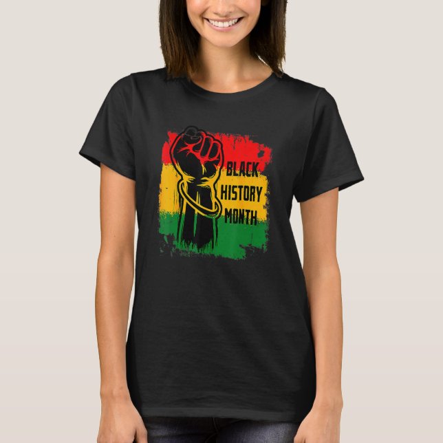 Camiseta Black History Month BHM African For Men Women & Ki (Anverso)